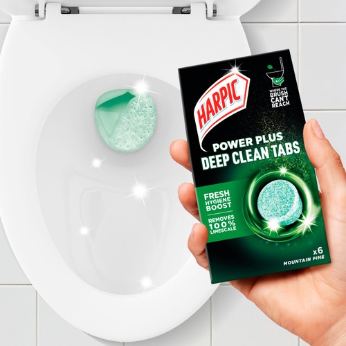 Harpic Mountain Pine Powerplus Deep Clean Tabs   6 Pack