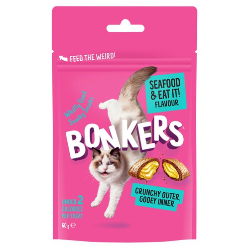 Bonkers Seafood & Eat It Flavour Cat Treats