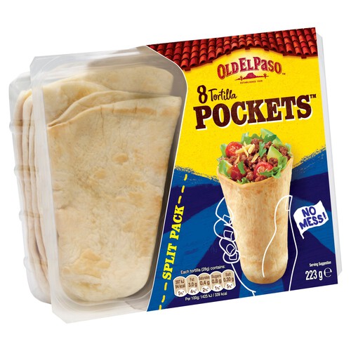 Old El Paso 8 Tortilla Pockets