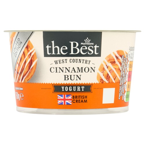 Morrisons The Best Cinnamon Bun Flavour Yogurt  150g