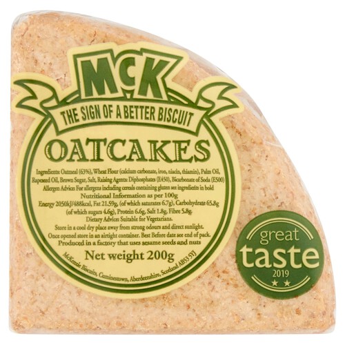 Mckenzie Thick Oatcakes  200G