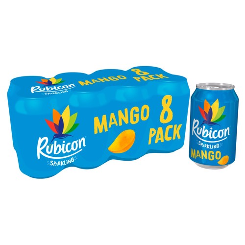 Rubicon Sparkling Mango 8 x 330ml