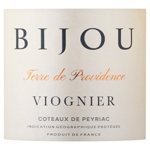 Bijou Terre De Providence Viognier French White Wine 