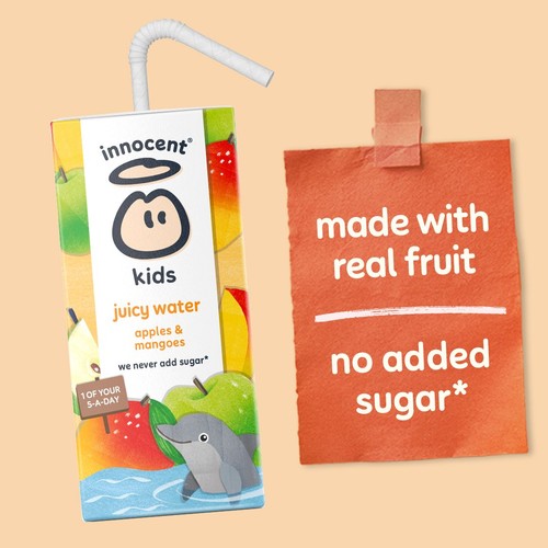 Innocent Kids Juicy Water Apples & Mangoes 3 x 200ml