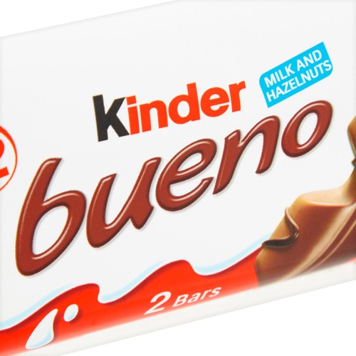 Kinder Bueno Milk Chocolate & Hazelnut Twin Finger Bar