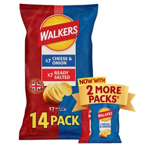Walkers Ready Salted Crisps  14 x 25g
