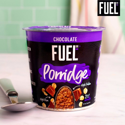 FUEL10K High Protein Chocolate Porridge Oat Cereal Pot 70g
