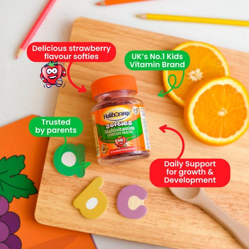 Haliborange Multivitamin  Softies 60's Strawberry