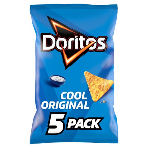 Doritos Cool Original Tortilla Chips Multipack Crisps 5x30g