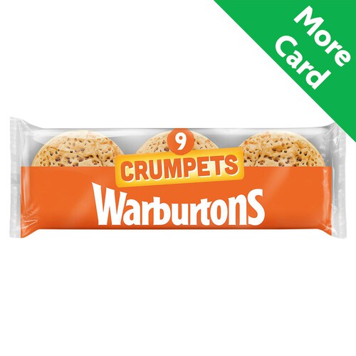 Warburtons 9 Crumpets   