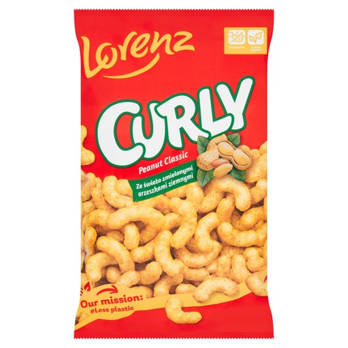 Lorenz curly peanut snack