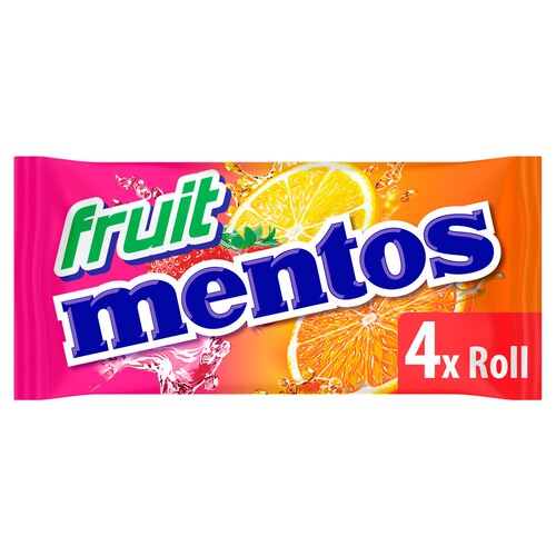 Mentos Fruit Sweets 4 pack