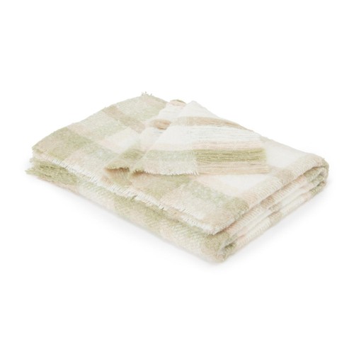Nutmeg Home Farmers Market Check Throw 130 x 170cm