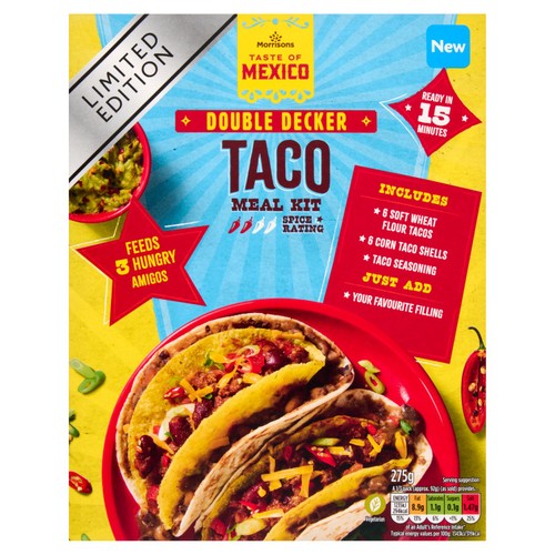 Morrisons Double Decker Taco Kit 275g