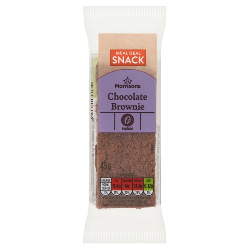 Morrisons Chocolate Brownie Bar   45g