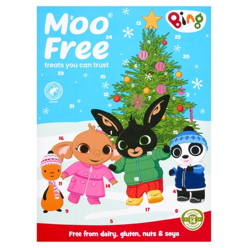Moo Free Milk Chocolate Advent Calendar 70g