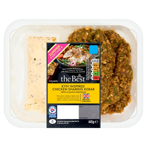Morrisons British The Best Chicken Kyiv Inspired Sharing Kebab 445g
