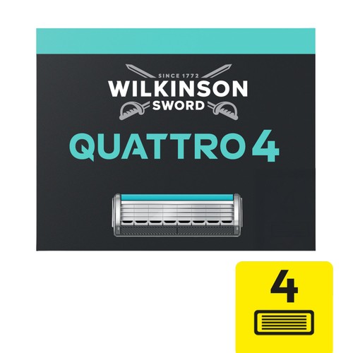 Wilkinson Sword Quattro Titanium Sensitive Men's Razor Blades