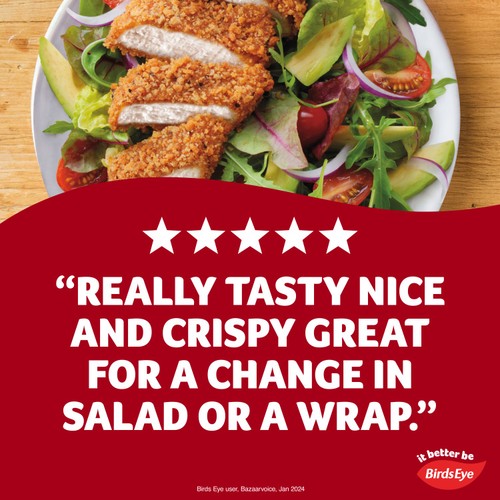 Birds Eye 6 Southern Fried Breaded Chicken Breast Steaks 540g
