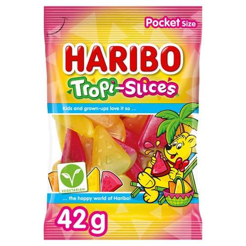 Haribo Tropi Slices Pocket Pack