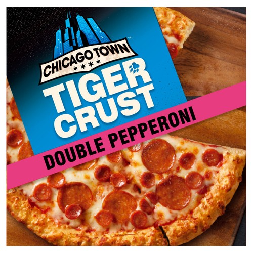 Chicago Town Tiger Crust Double Pepperoni Pizza
