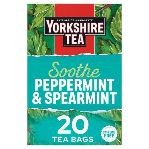Yorkshire Tea Soothe Peppermint & Spearmint Tea  20 Pack