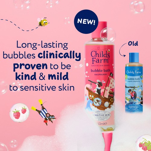 Childs Farm Raspberry Extract Bubble Bath 250ml