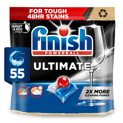 Finish Ultimate All In One Regular Dishwasher Tablets 