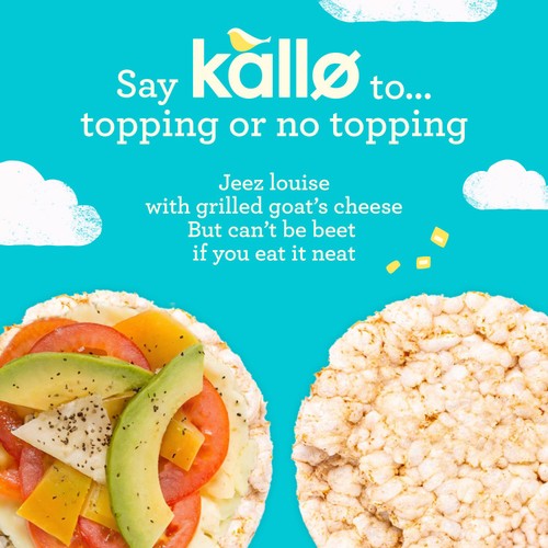 Kallo Lightly Salted Wholegrain Low Fat Corn Cakes