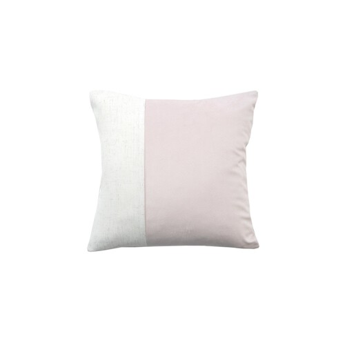 Nutmeg Pink Patched Cushion