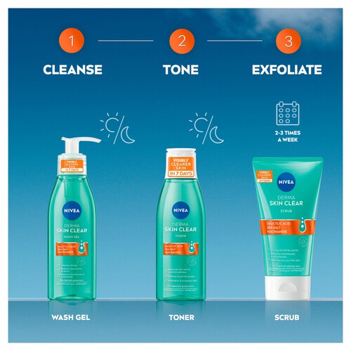 NIVEA Derma Skin Clear Non Blemish Face Scrub