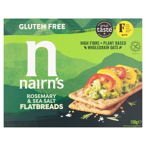 Nairn's Gluten Free Flatbreads Rosemary & Sea Salt