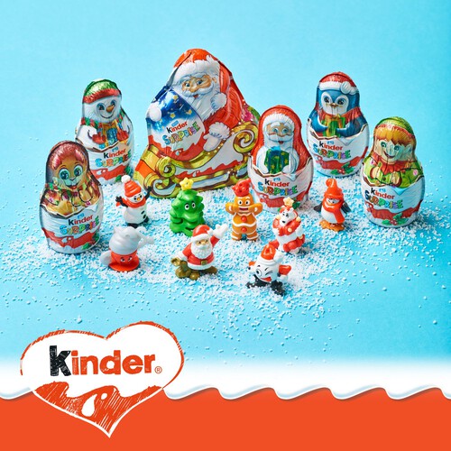 Kinder Surprise Milk Chocolate Santa Figure