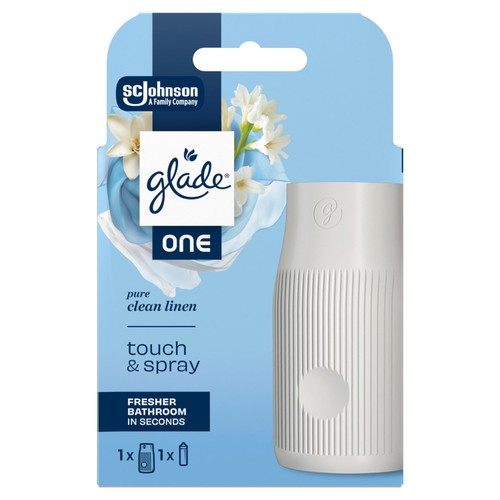 Glade One Touch & Spray Pure Clean Linen 13Ml