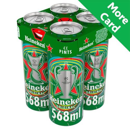 Heineken Premium Lager Beer Cans