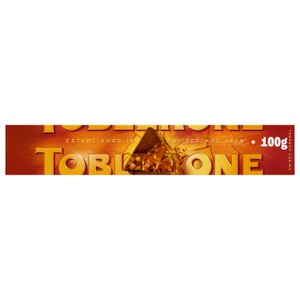 Toblerone Limited Edition Milk Chocolate with Crispy Salted Caramel Pieces 100g