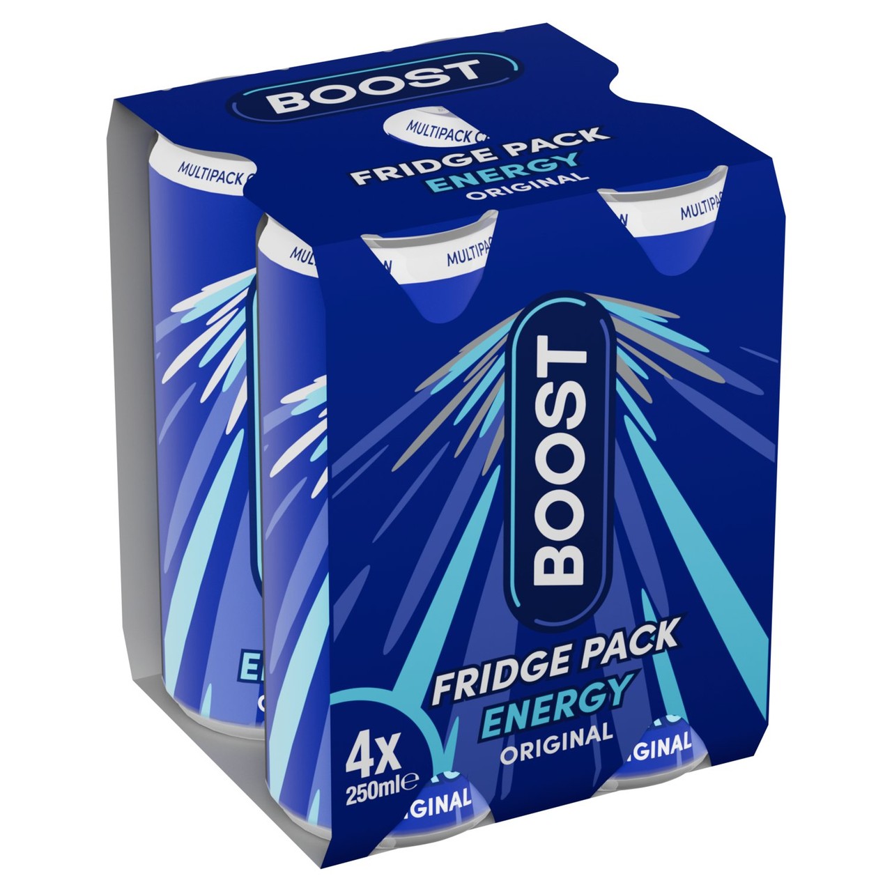 Boost Energy Original Fridge Pack 4 x 250ml - Morrisons Online ...