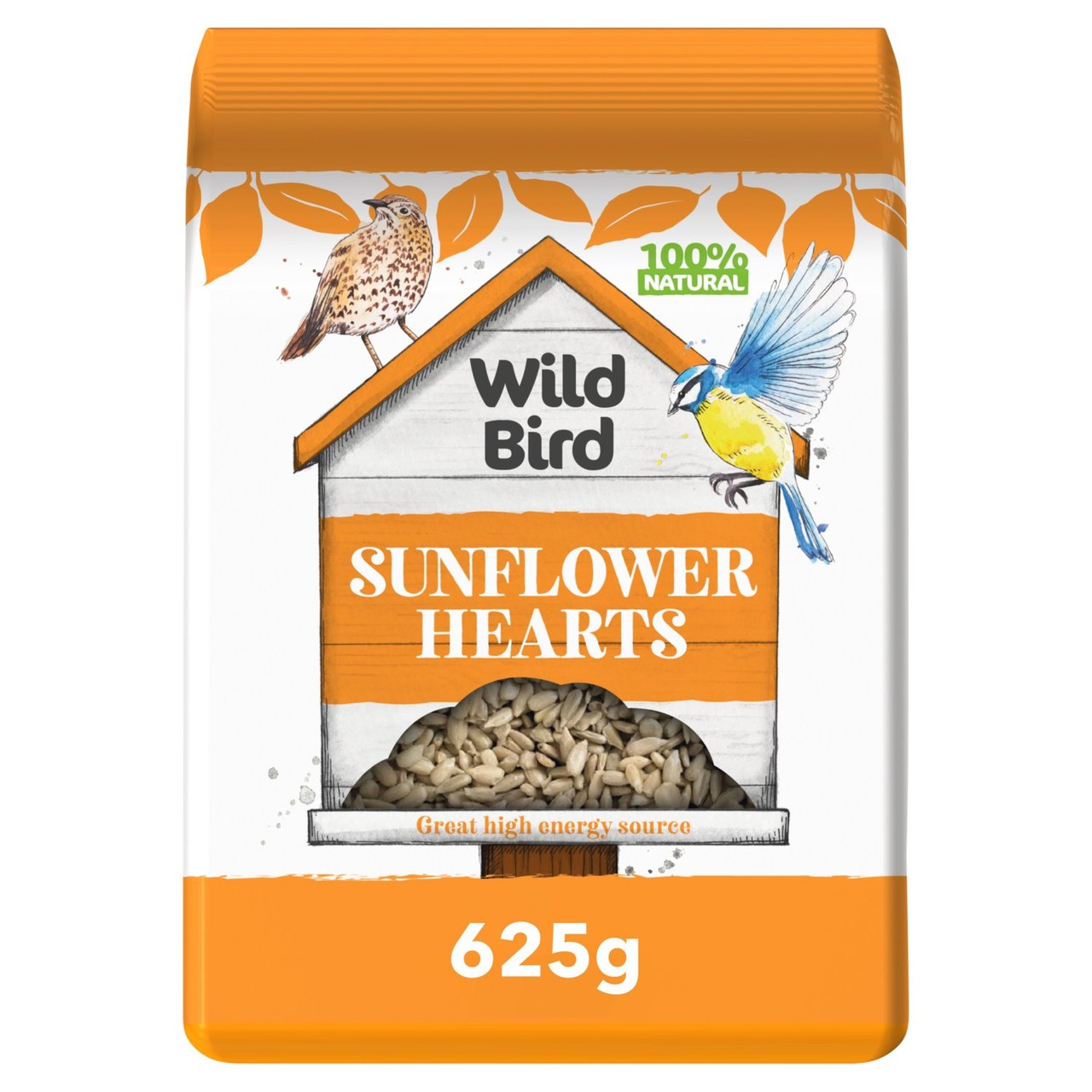 Wild Bird Sunflower Hearts 625g - Morrisons Online Groceries & Offers