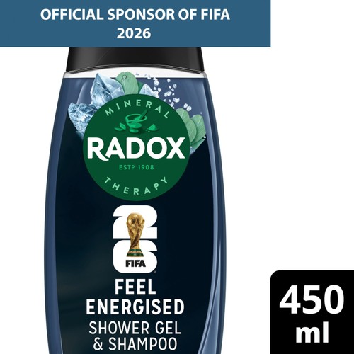 Radox Male Shower Gel Feel Energised 450ml