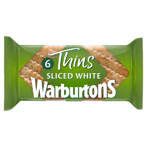 Warburtons Soft White Sliced Sandwich Thins