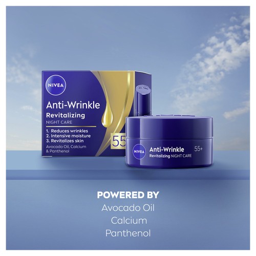 Nivea Anti-Wrinkle Revitalising Night Cream 55 50Ml