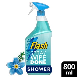 Flash Bathroom Spray Wipe Done Shower
