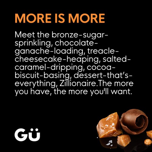 Gu Zillionaire Cheesecake Dessert 2x84.5g