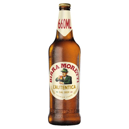 Birra Moretti Lager Beer Bottle