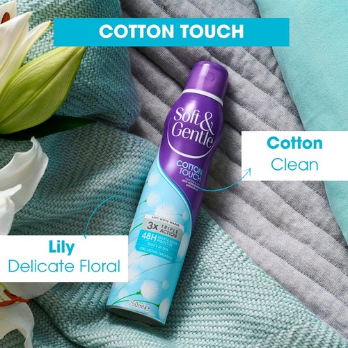 Soft & Gentle Cotton Touch 48H Anti-Perspirant Deodorant Spray 