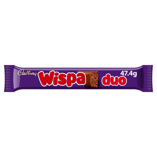 Cadbury Wispa Duo Chocolate Bar 