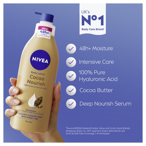 Nivea Body Caring Coconut Milk Pump 400Ml