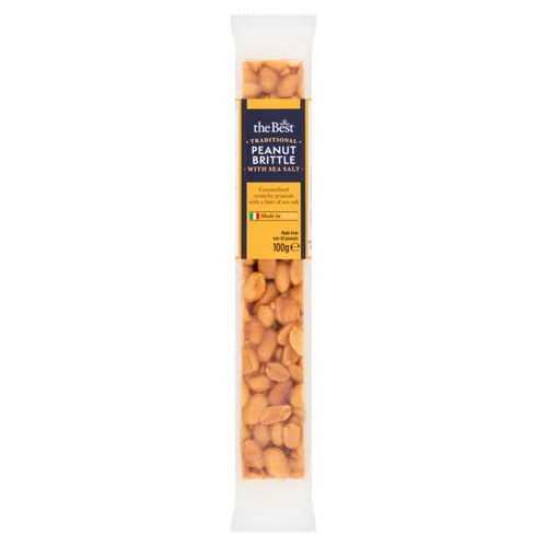 Morrisons The Best Italian Peanut Brittle With Sea Salt 100g