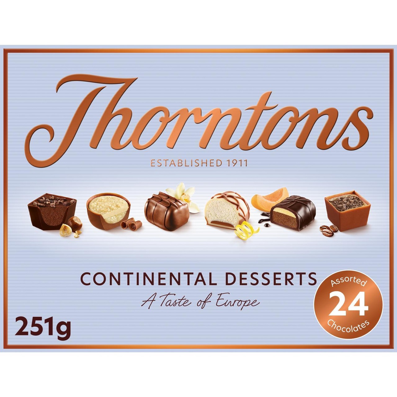 Thorntons Continental Desserts Chocolate Selection Box