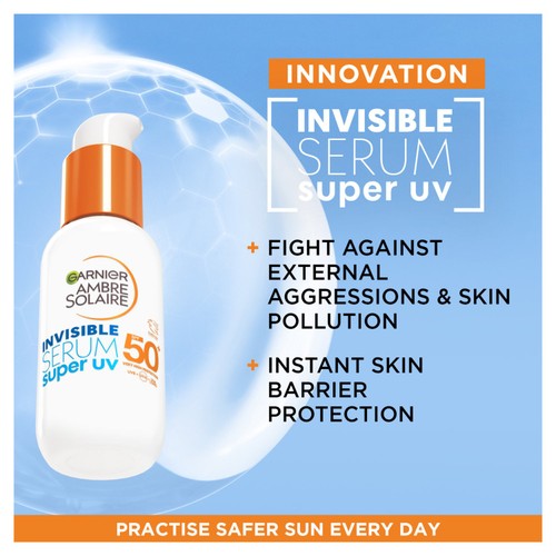 Ambre Solaire Spf 50 Super Uv Invisible Face Serum